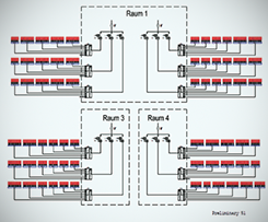 Typical representation for PV-plant eledrical system