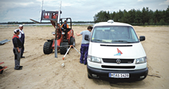 Testloadings on mini steel piles on a 62 MWp PV -park